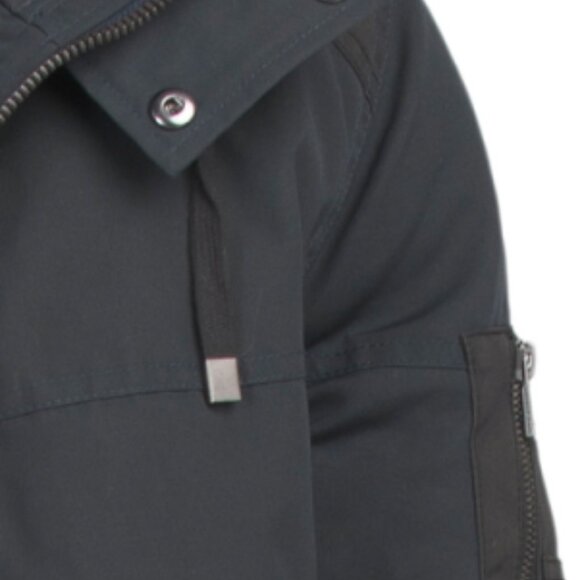 ANDREW MARC Wolmar Waxed Insulated Hooded Bomber Jacket - Picture 3 of 3